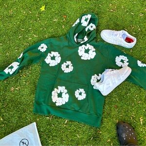 Dark Green Denim Tears